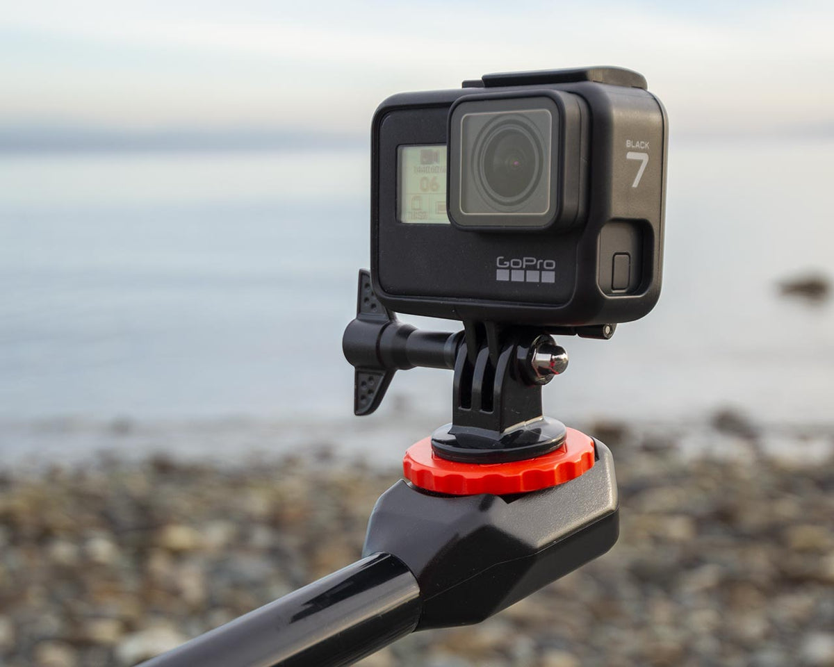 swivel selfie stick for gopro